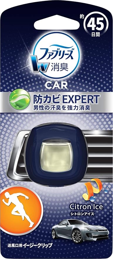 Amazon ファブリーズ 消臭芳香剤 車用 クリップ型 イージークリップ 防カビエキスパート シトロンアイス 2 2ml ファブリーズ ドラッグストア
