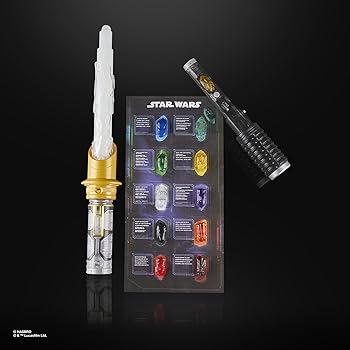 Amazon.com: STAR WARS Power Crystal Lightsaber, 7 Colors & 10