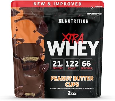 Whey Protein Powder | High Protein, Low Carbohydrates | 67 Servings, 2kg | Suitable for Vegetarians | Ideal for Muscle Building, Recovery Support Peanut Butter