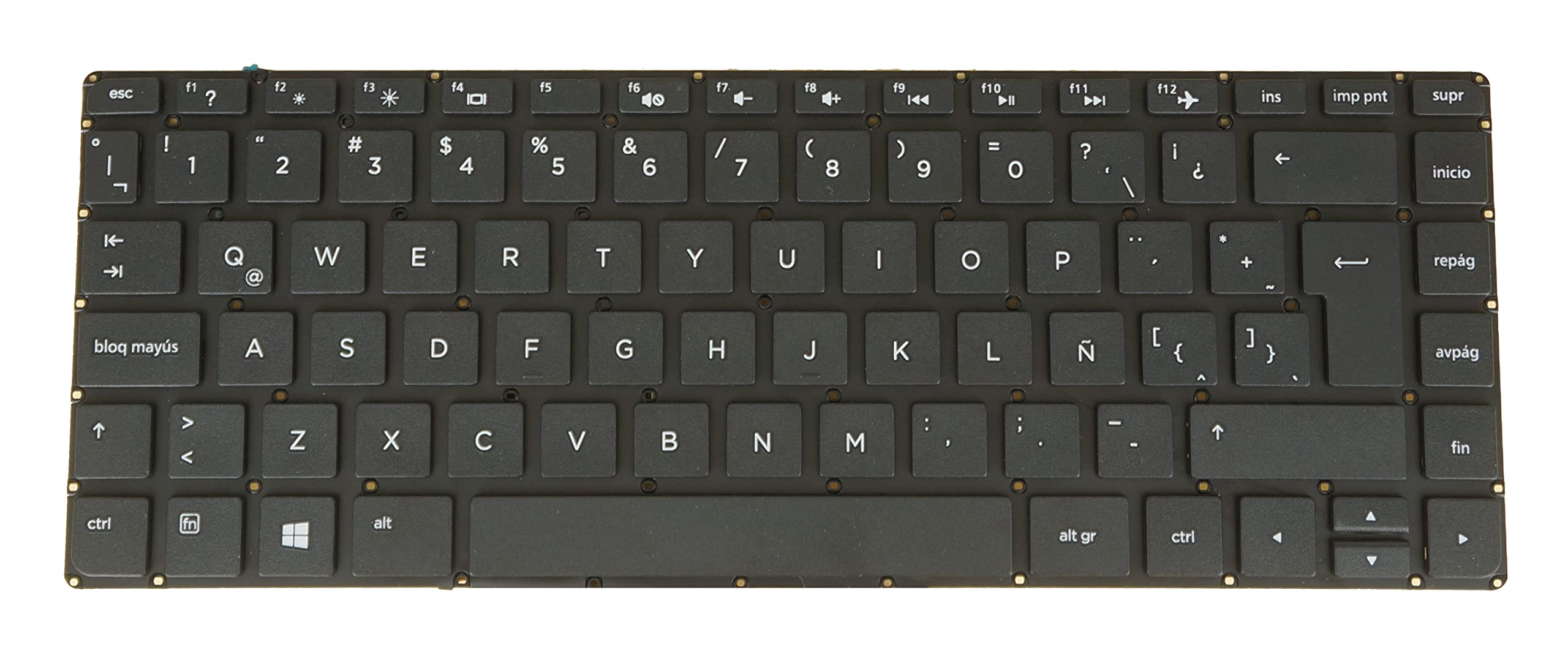 Latin Spanish Laptop Keyboard (Teclado) for HP Pavilion 14-v 14-v110la 14-v112la 14-v121la 14-v140la 14-v150la 14-v203la 773713-161 767263-161,