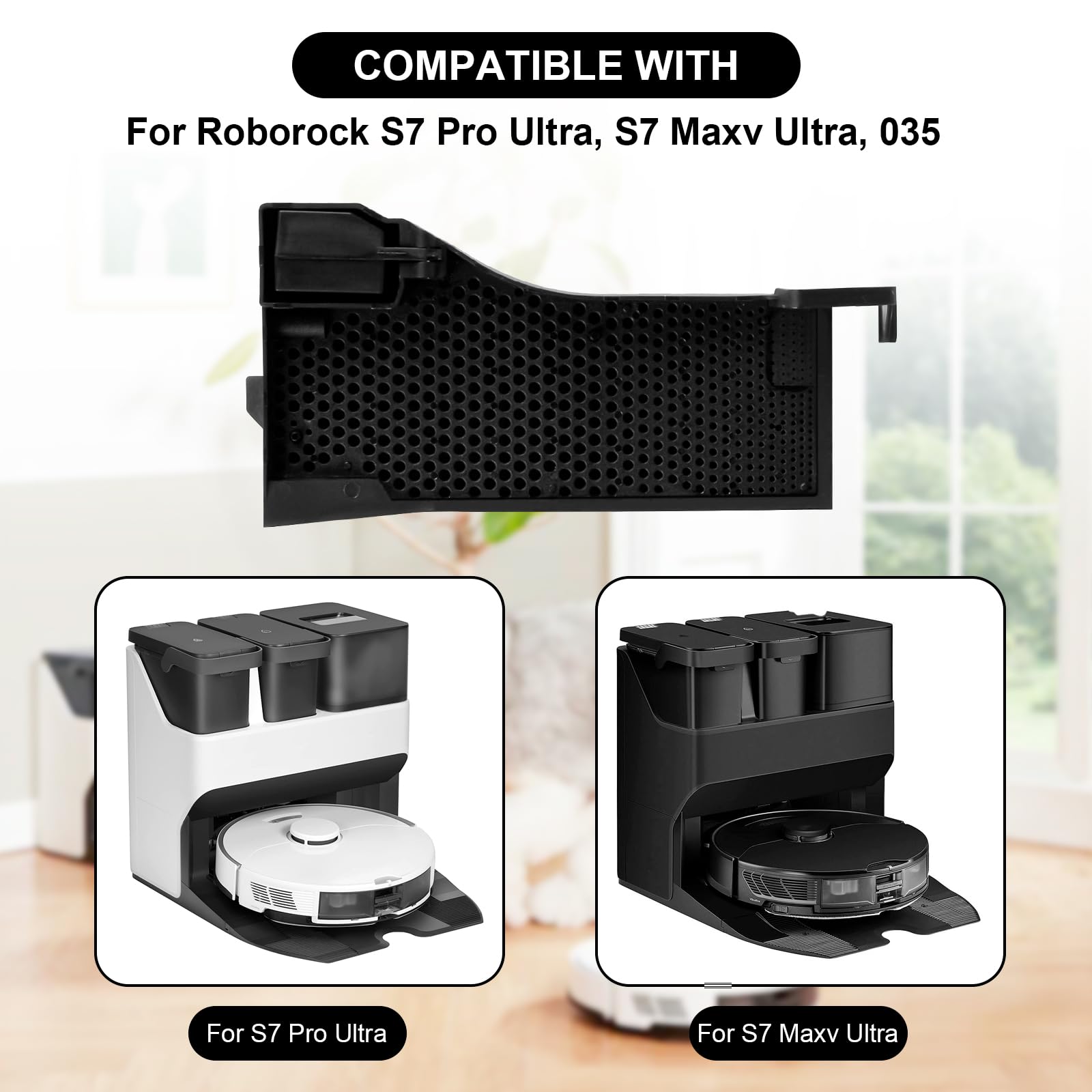 Ricambio Serbatoio Filtro Per Roborock O35, S7 Pro Ultra, S7 Maxv Ultra - 2 Pezzi - Foto 8