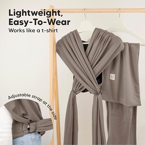 Miniatura 3 de KeaBabies Portabebés con anillo para bebé, fácil de llevar, ajustable D-Lite portabebés recién nacido a niño pequeño, camisa de transporte para