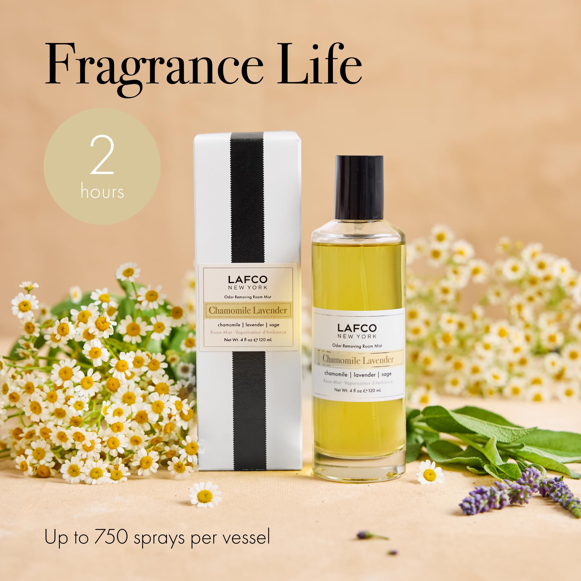 Amazon.com: LAFCO New York Odor Removing Room Mist, Chamomile