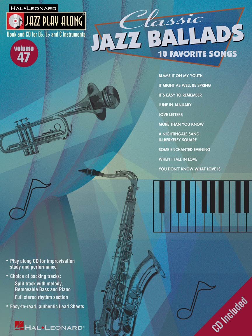 Classic jazz ballads clarinette +cd: Jazz Play-Along Volume 47