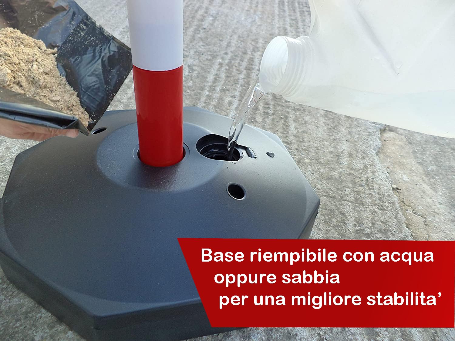 DMS- SET 10 PALETTI SEGNALETICI/PARCHEGGIO + CATENA DA 15 MT + 18 GANCI AD ESSE