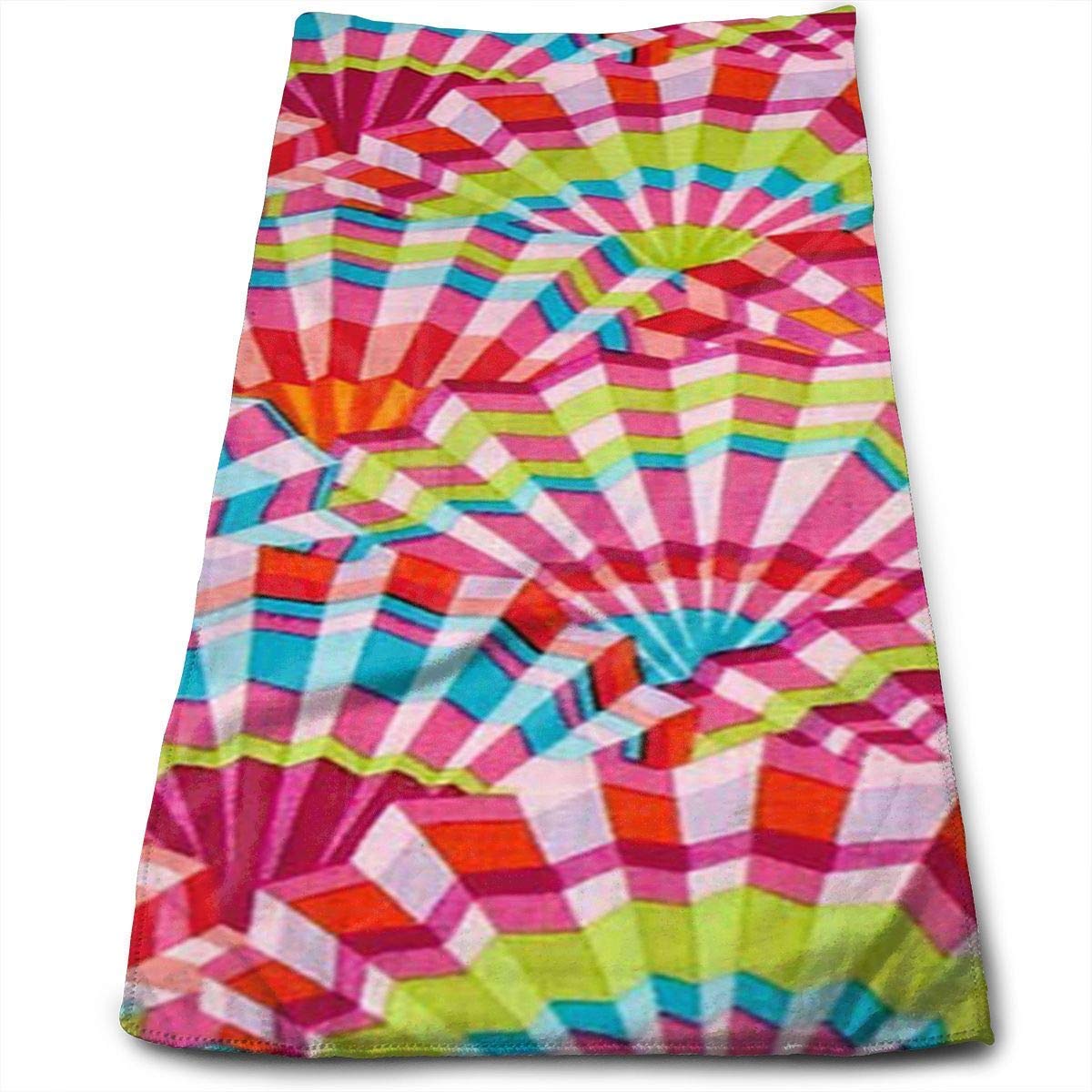 Bath Towel Set مجموعة منشفة الحمام Colorful Pineapple Soft Polyester Large Hand Towel- Multipurpose Bathroom Towels for Hand, Face, Gym and Spa 12" X 27.5" soft 3426