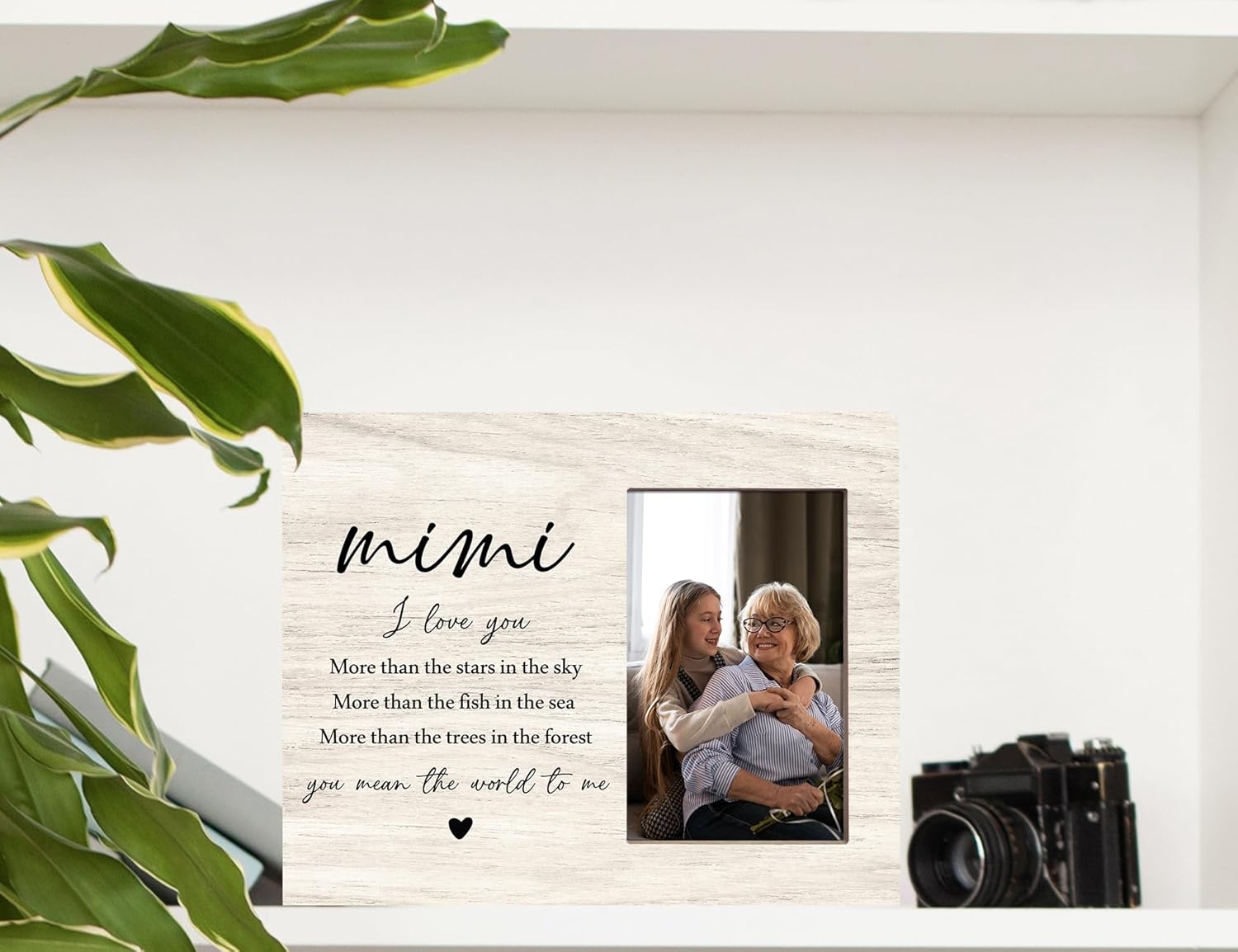 Orchroma Mimi Picture Frame, Mimi Gifts for Grandma, Mimi Mother's Day Birthday Gifts from Grandkids Granddaughter Grandson, Mimi I Love You Photo Frame 4x6 - Image 2