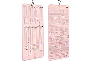 Sopito Hanging Jewelry Organizer: A Double-Sided Space Saver for Your Precious Accessories