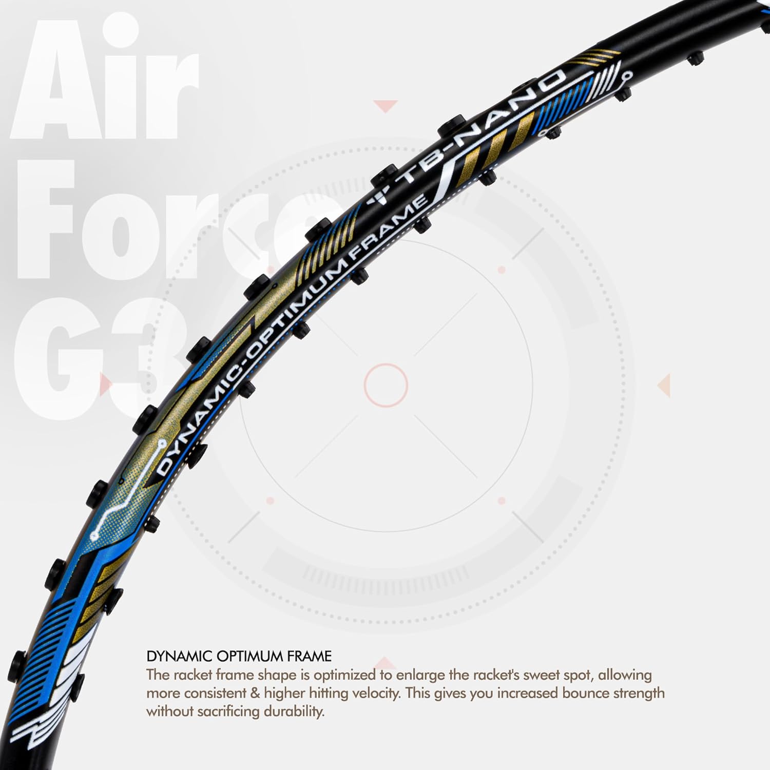 Li-ning Air-Force Carbon Fibre Unstrung Badminton Racket with Full Cover