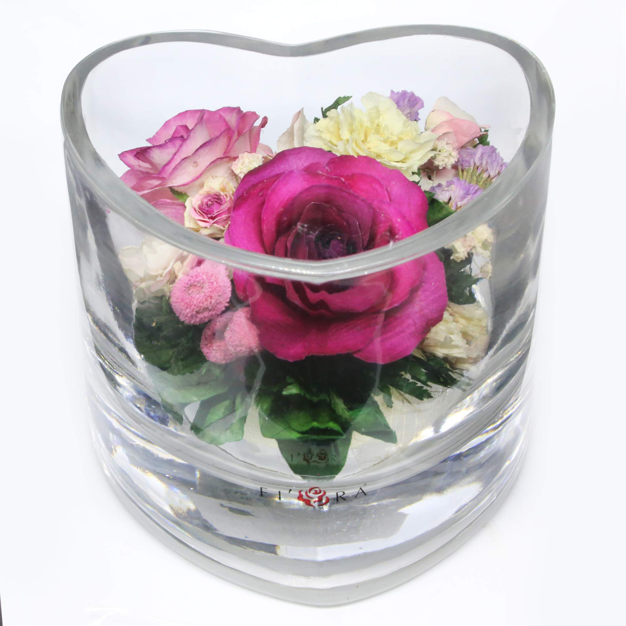 Rose fraîchement coupée préservée | Décoration de table élégante pour salon