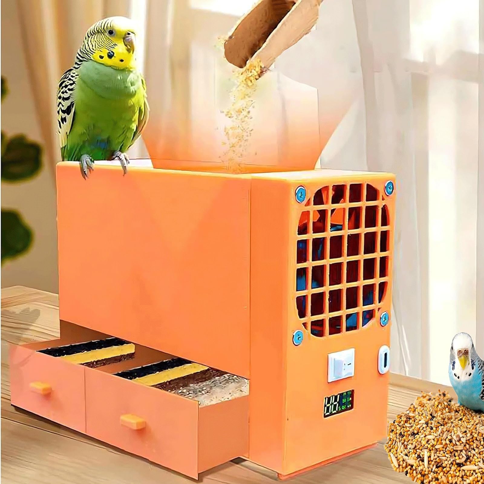 Vanneur de nettoyage de grains pour trier facilement les mangeoires des oiseaux