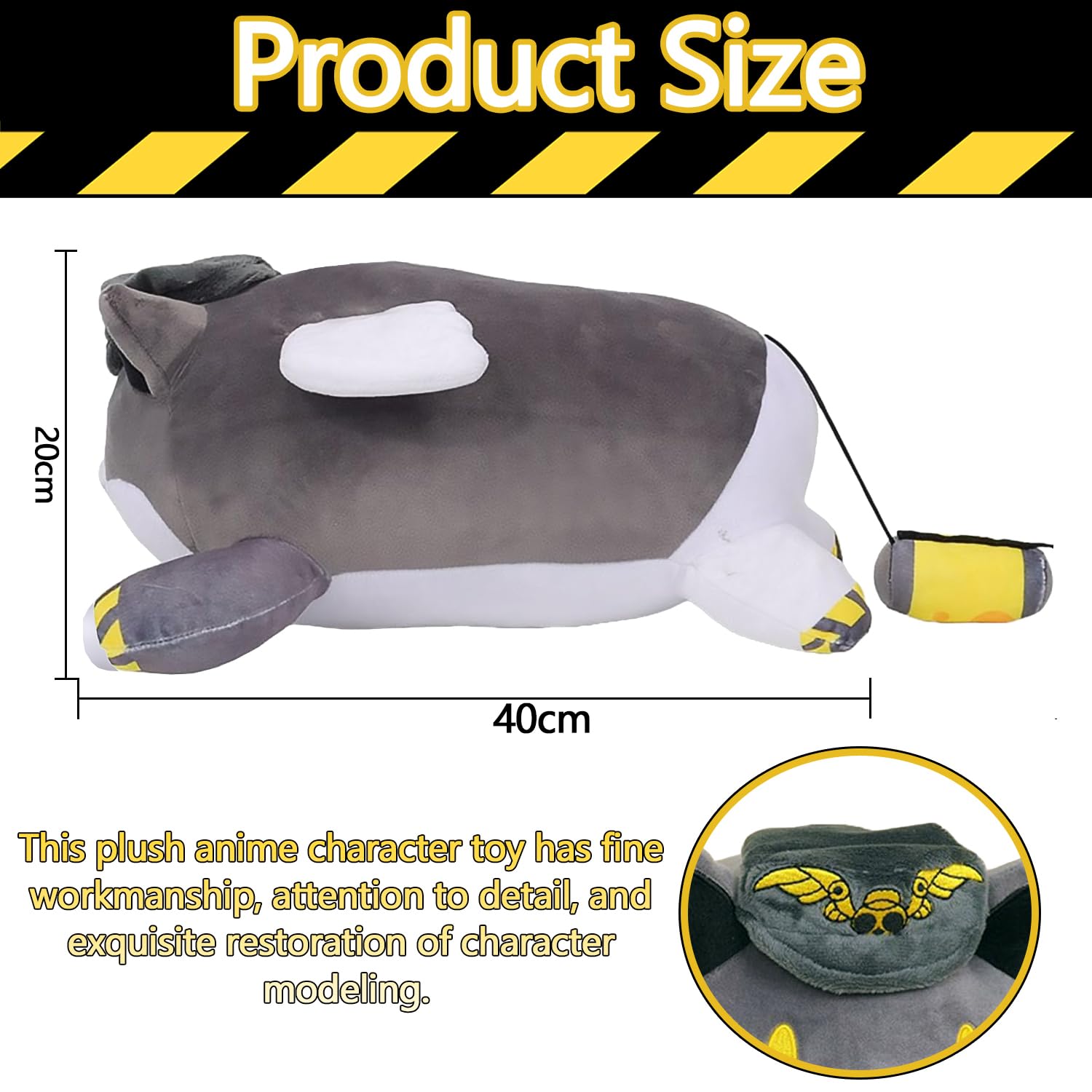 Juguete de Peluche Murder Drones, 40cm Peluche Murder Drones Uzi, Murder Drones Muñeco Peluche Juguetes, Lindas Drones Asesinos Muñecas Peluche, Murder Drones Plush para Niños, Niñas y Fanáticos