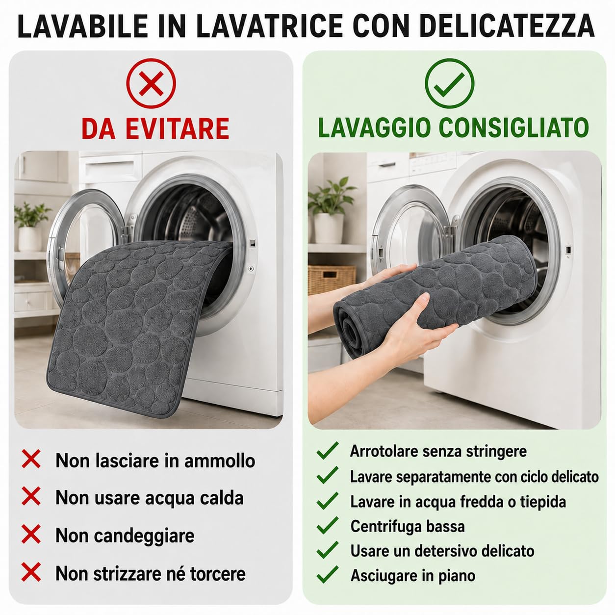 4er Tappeto da Bagno Set, Tappeto da Bagno Antiscivolo in Memory Foam, Assorbente Tappetino e Tappetino per WC - Lavabile in Lavatrice (Grigio Scuro‌)