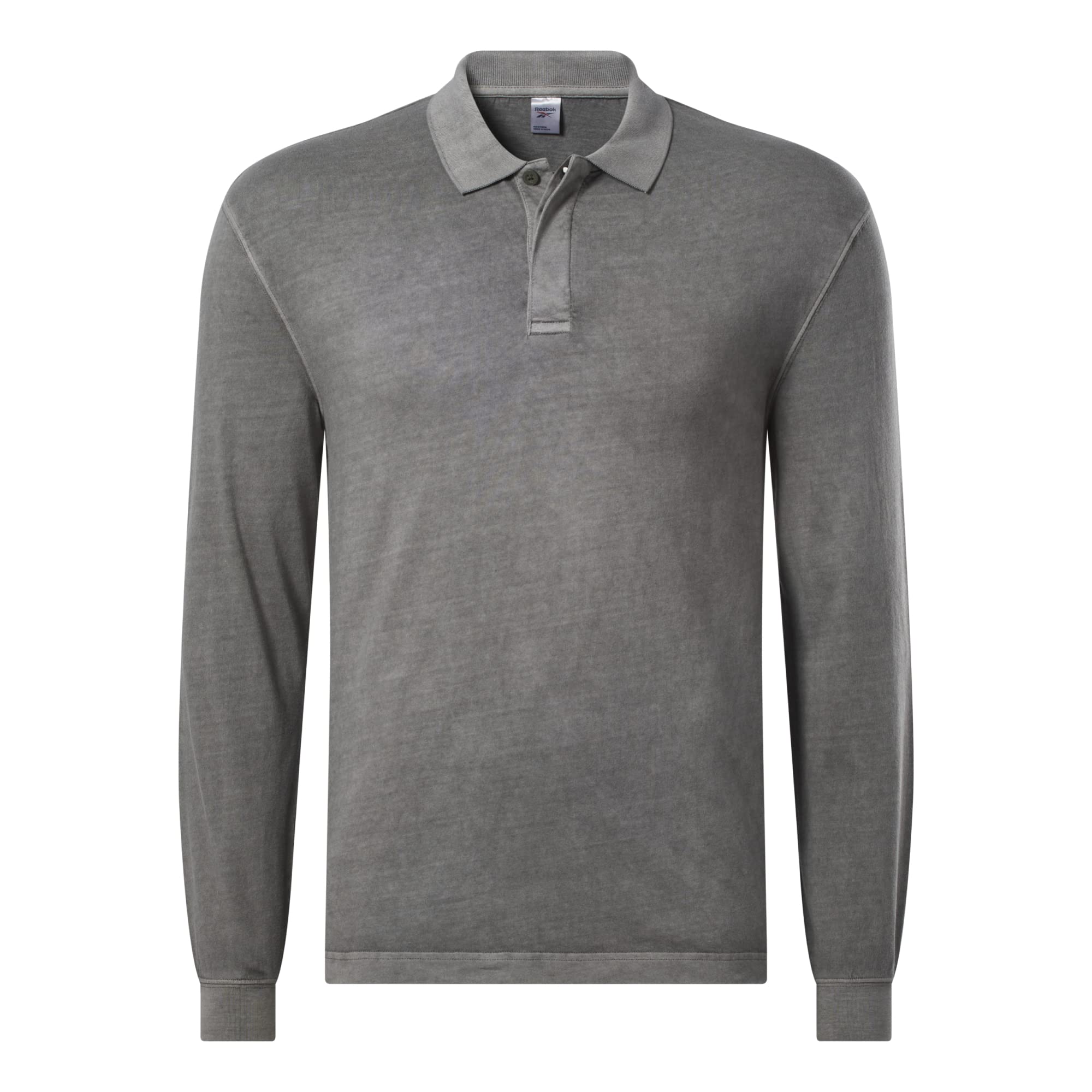 Reebok Unisex Classics Natural Dye Polo Long Sleeve Tee
