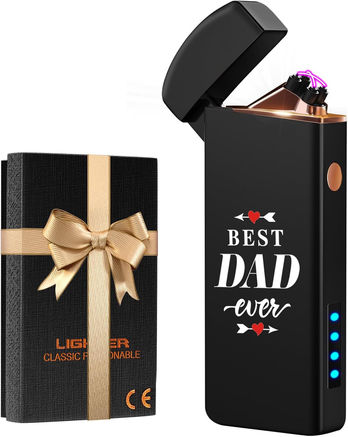 Coquimbo Fathers Day Lighter Gifts for Dad Men Electric Lighter USB