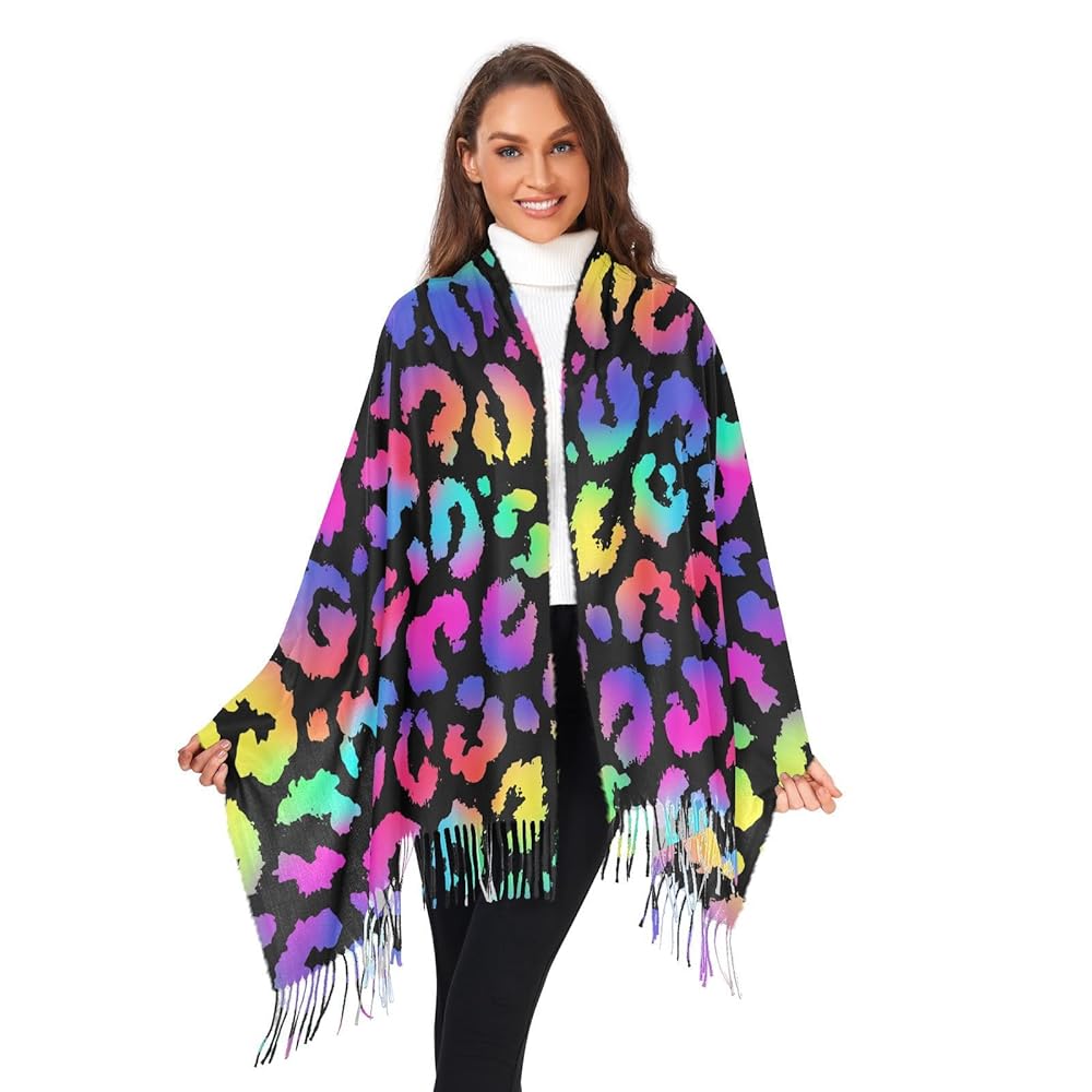小物 NKNIT boa wave scarf leopard NKNIT boa wave scarf leopard