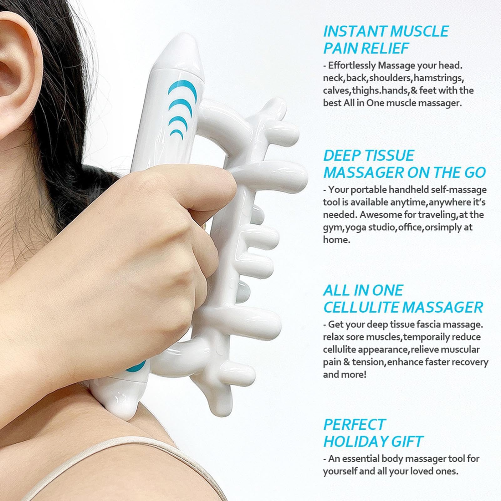 Faszien -Werkzeug, Faszienmassagegerät Anti-Cellulite Massage Stick