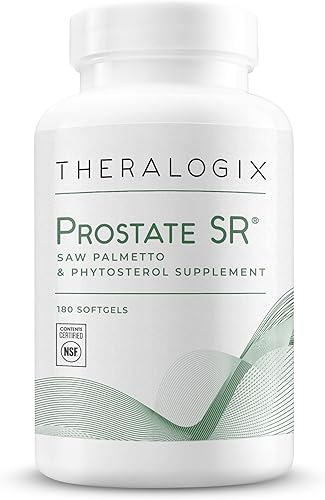 Theralogix Suplemento de palma enana americana y beta-sitosterol para próstata SR - Apoya la función saludable del tracto urinario en hombres* -