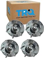 Vista 213 de TRQ Par de conjunto de cubo de cojinete de rueda delantera izquierda derecha, 2 piezas compatible con Lexus GX460 2003-2009 GX470 2003-2023 Toyota