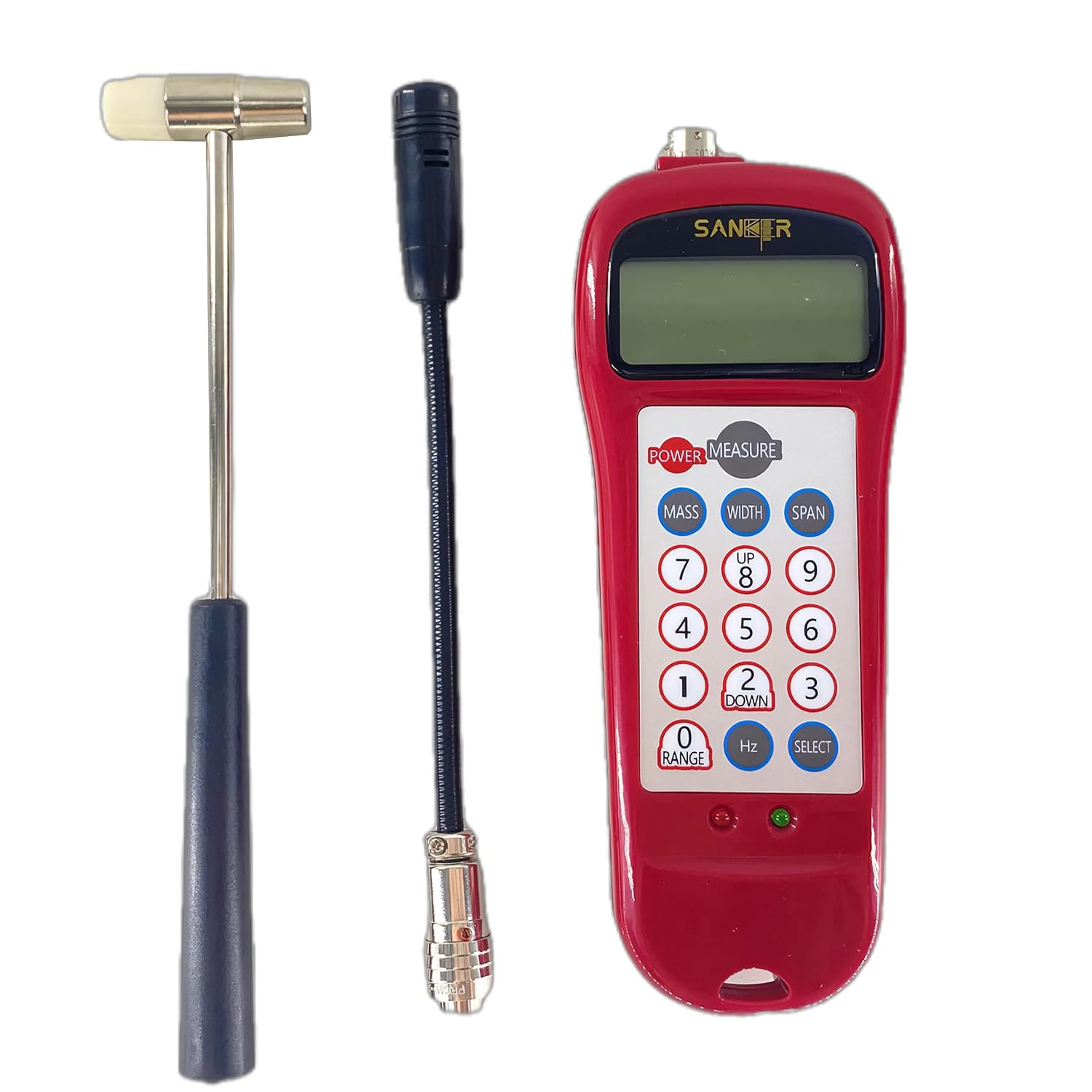 Sonic Belt Tensioning Meter Belt Tension Measuring Device for Most Types of Belts with Frequency Range 10Hz to 5000Hz and Tension Range 0.01 to 99900N