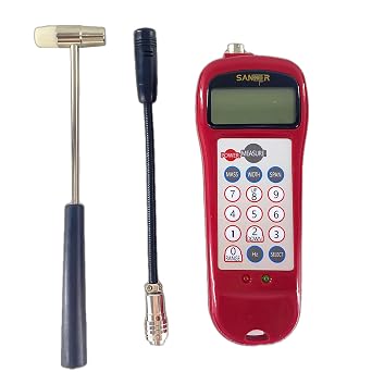 Digital Sonic Belt Tension Meter for Most Types of Belts with Frequency Range 10Hz to 5000Hz and Tension Range 0.01 to 99900N Data Storage Function Adjustable Probe