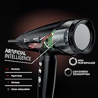Vista 4 de GAMMA+ XCell Professional Ultra-Lightweight Hair Dryer Digital Motor Ionic Technology Whisper Quiet 12 Heat/Speeds
