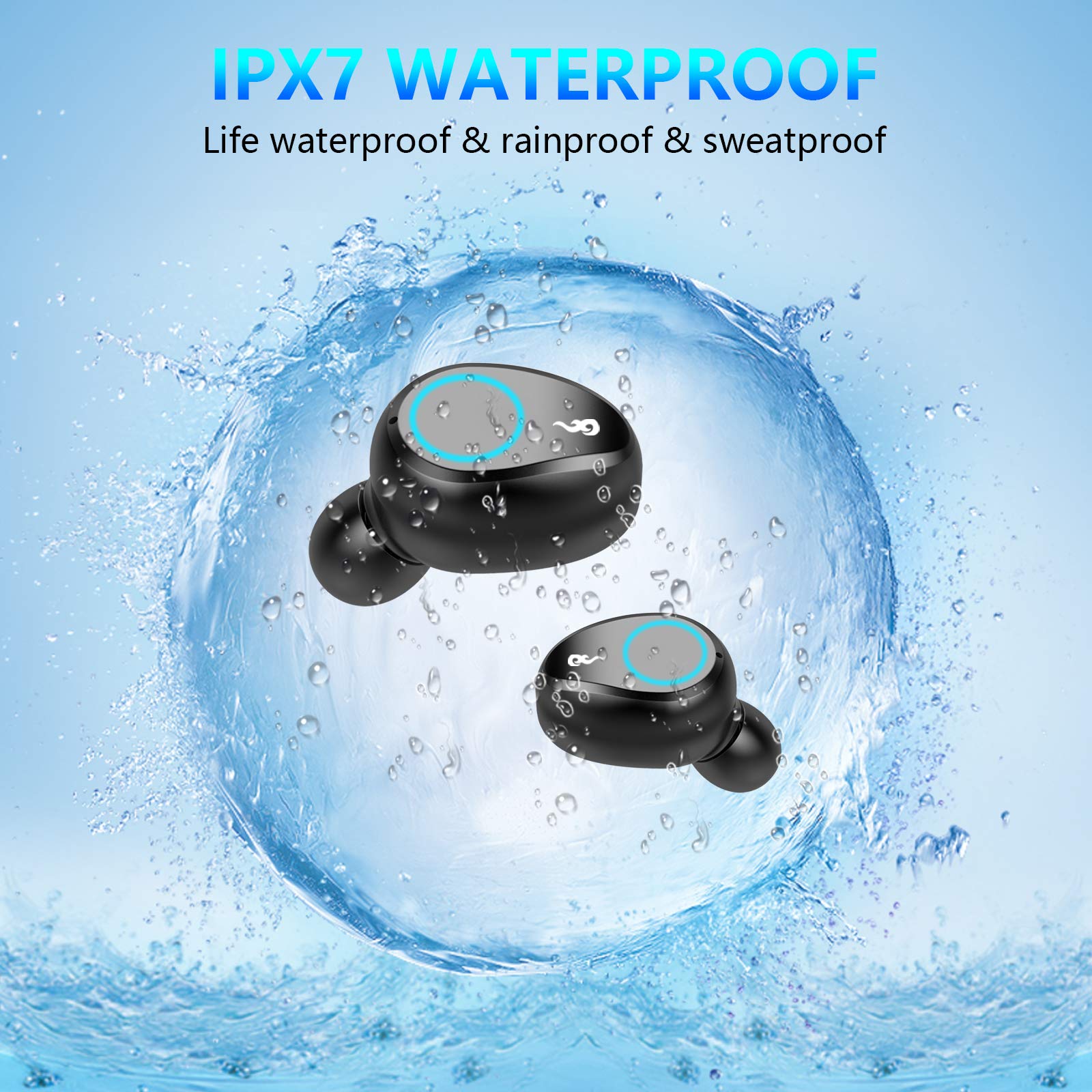 SUNhai F9 TWS Wireless Bluetooth 5.0 