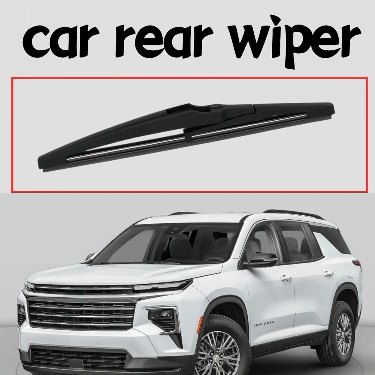 Rear wiper blade For Chevrolet Chevy Traverse 2024 2025 LS LT RS Z71 High Country Rear windshield wiper blade
