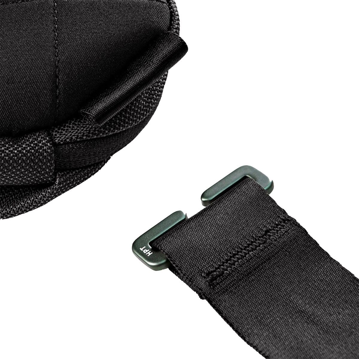 HEIMPLANET Transit Line Sling Pocket wetterfeste Bauchtasche mit lebenslanger Garantie in Schwarz 2L aus DYECOSHELL - Wandelbare Brusttasche für Damen und Herren - Gürteltasche, Crossbody Bag
