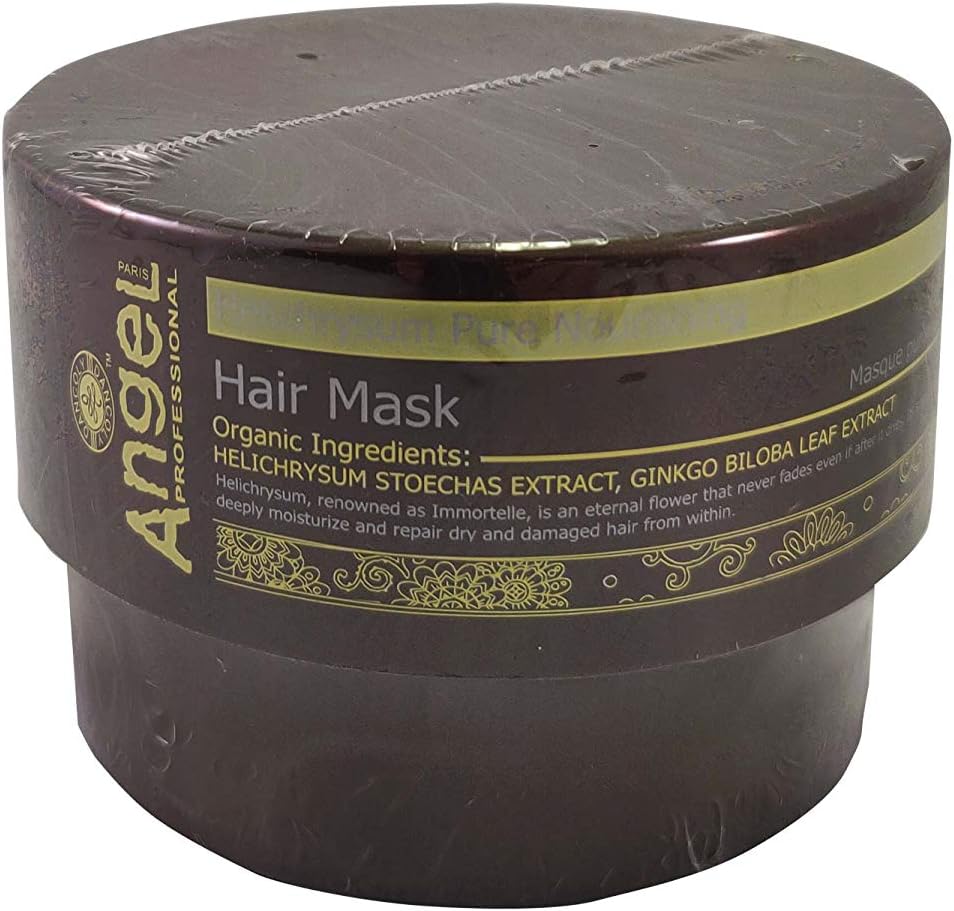 Organic Helichrysum Pure Nourishing Hair Mask (Natural, Shea, Ginkgo, Grape Seed Oil, Nourish, Moisturise, Protect, Prevent Hair Loss) 300g