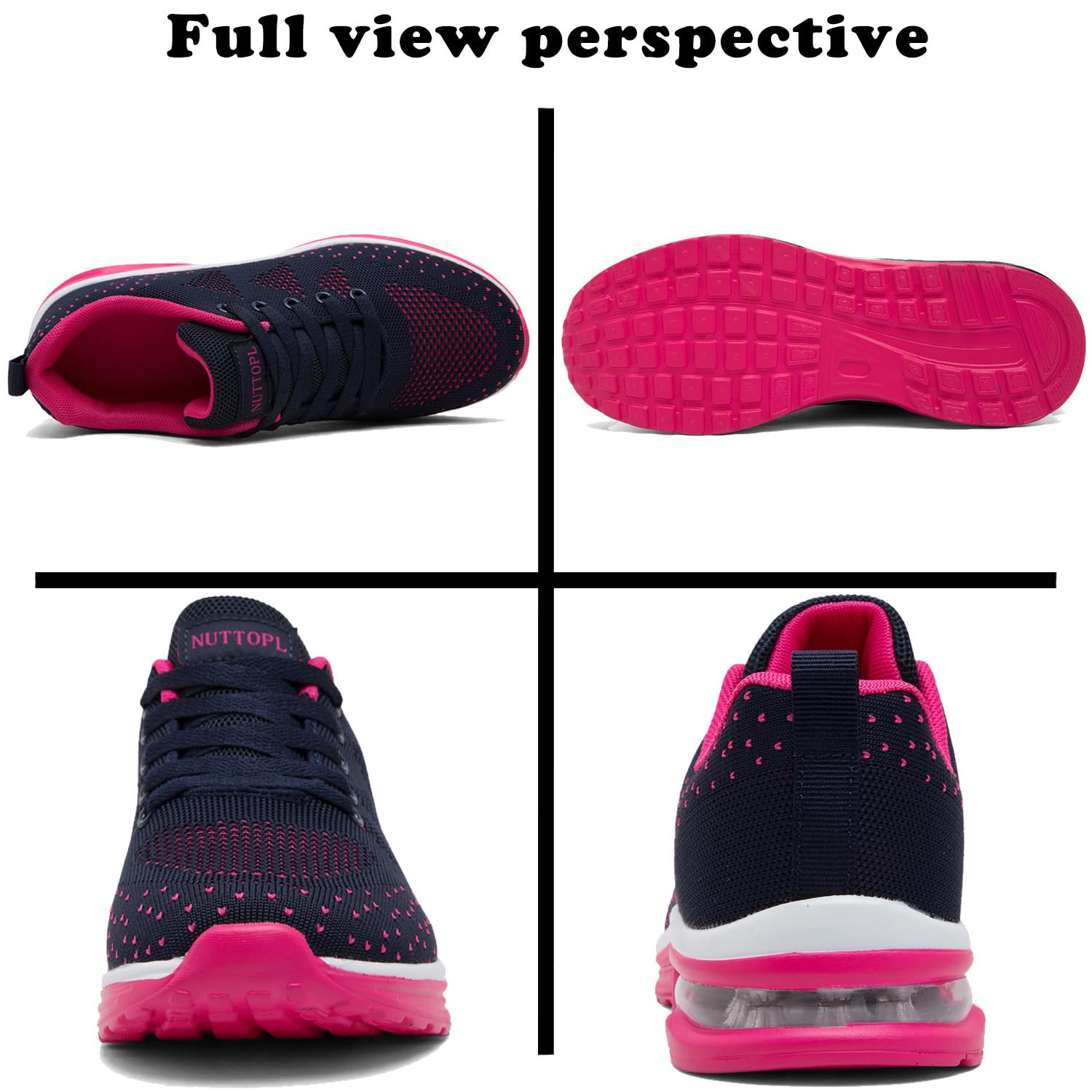 Scarpe Donna Sneakers Respirabile Leggero Scarpe da Ginnastica Corsa Camminata Tennis Outdoor Fitness Jogging Palestra Casual Scarpa