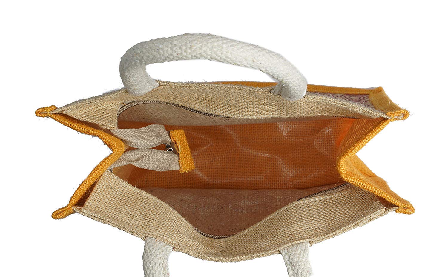 RSN Reusable Printed Jute Lunch Bag for Men, Women & Girls 2