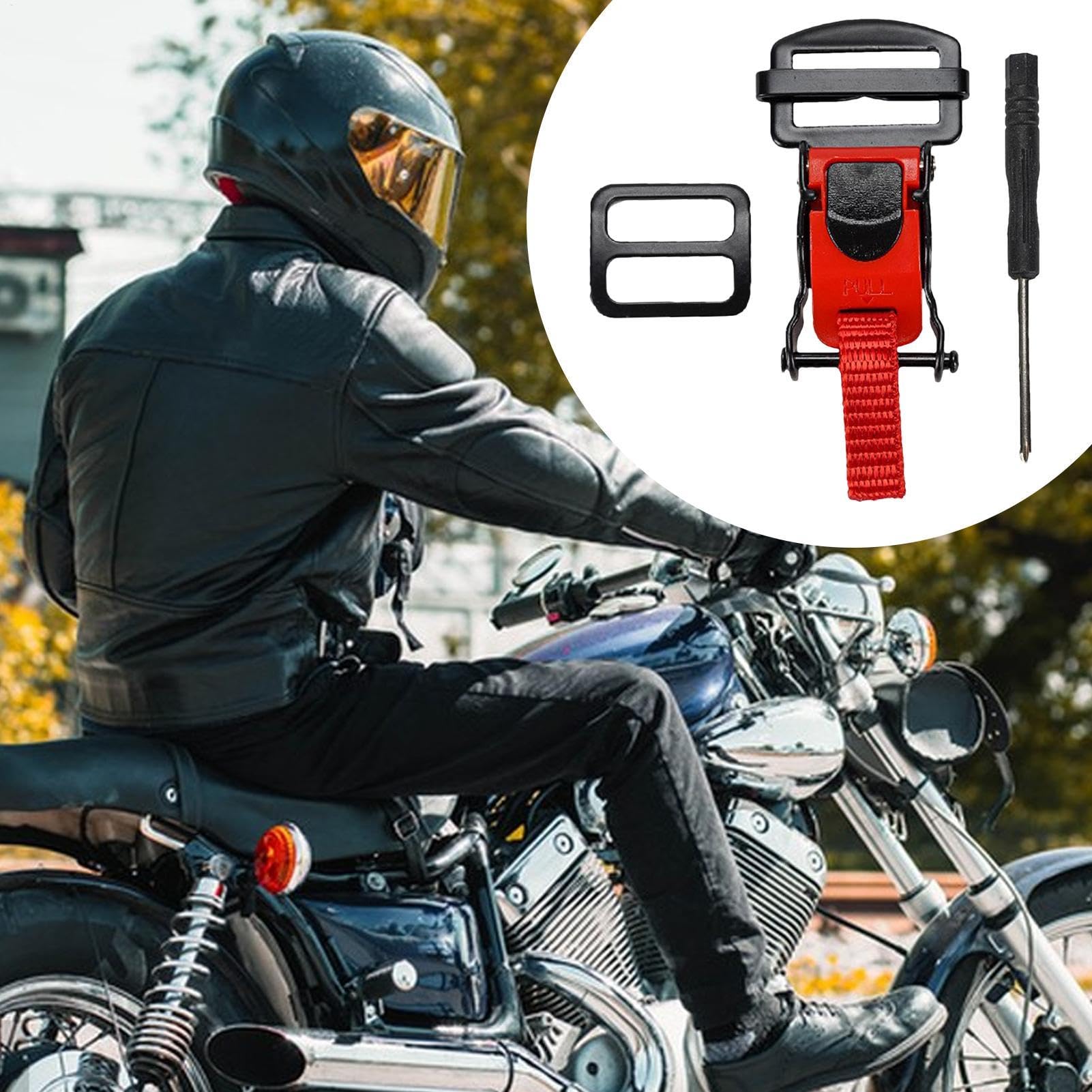 Casco moto fijación accesorios moto kit fijación rápida doble D casco hebilla moto correa clip casco conexión rápida hebilla casco correa fijación doble D