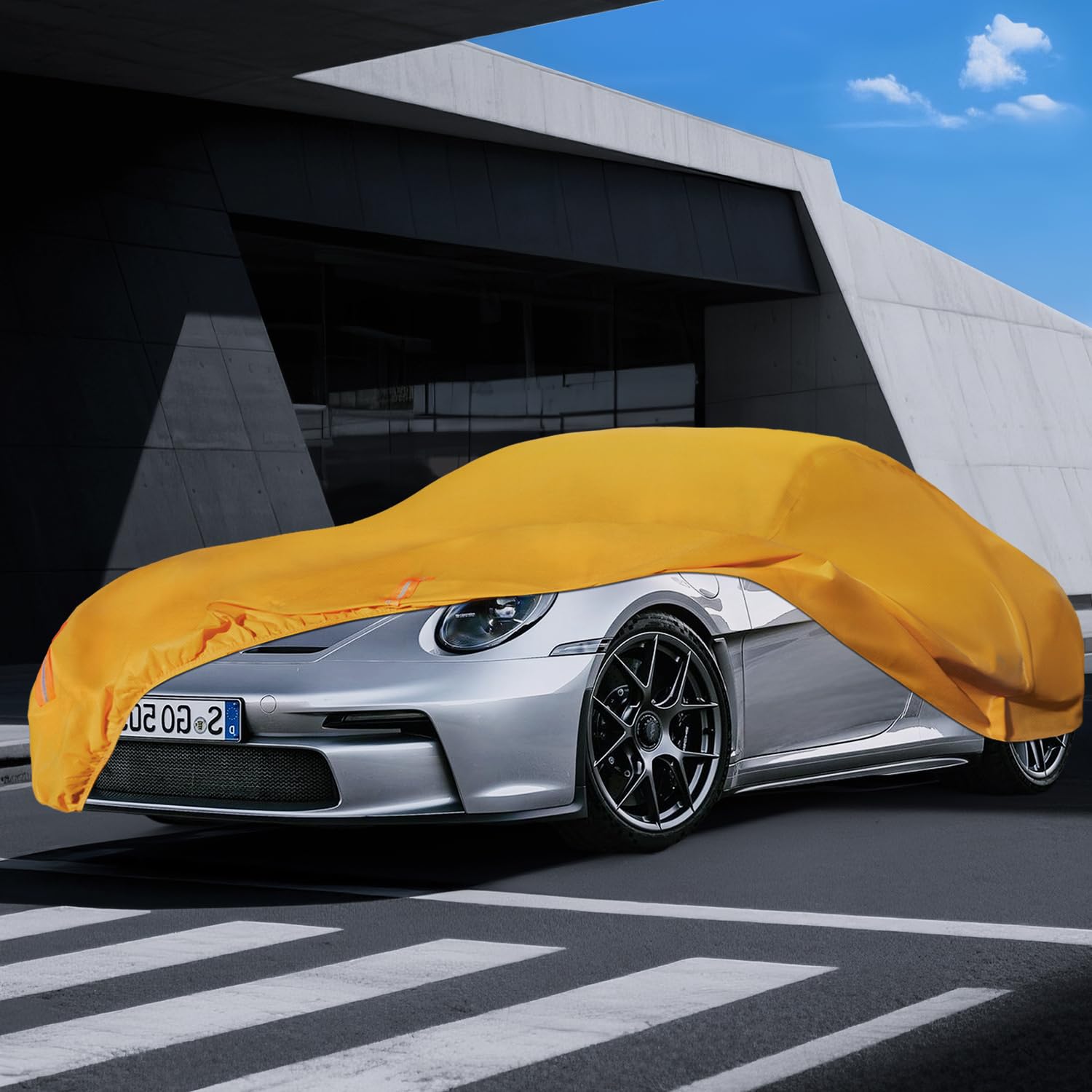 Car Cover Custom Fit Porsche 911 991 992 997 996 Carrera S 4S GTS Coupe Convertible Targa Waterproof — view 8