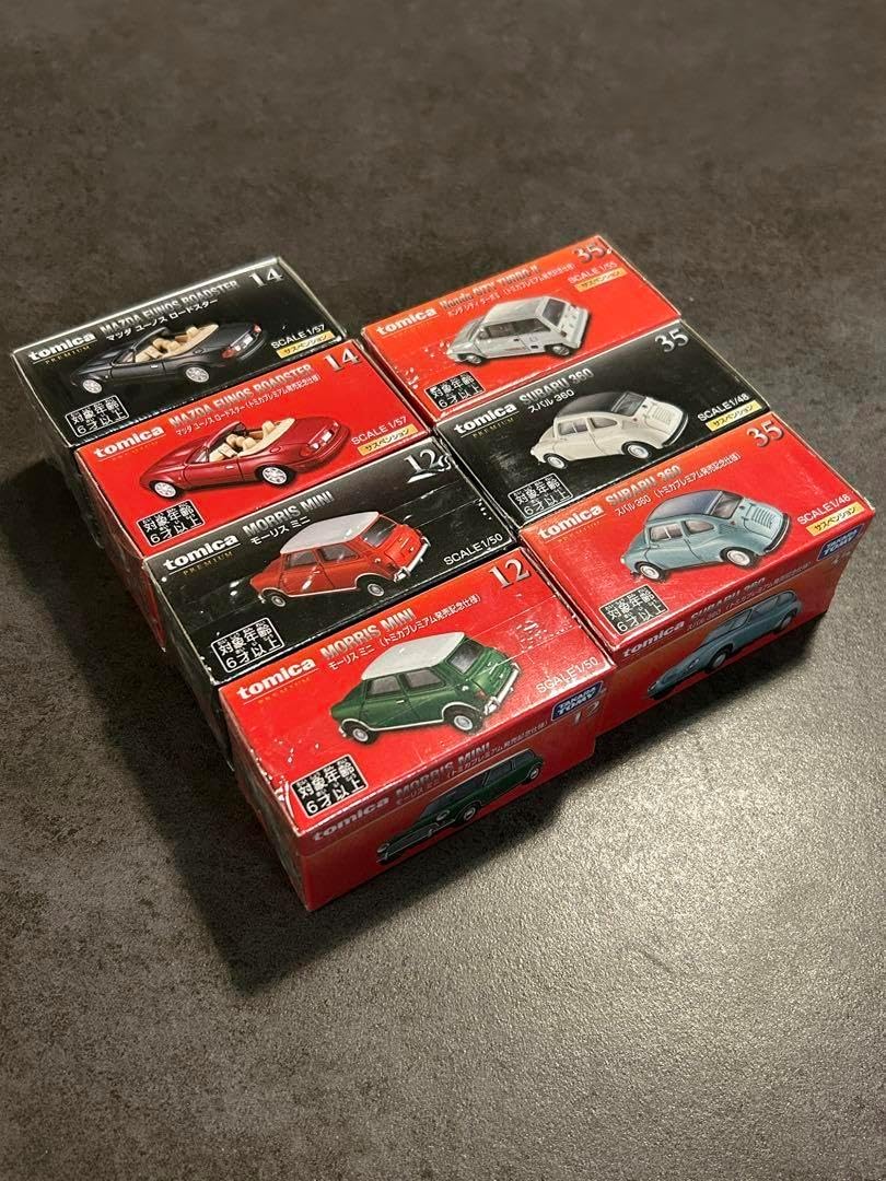 【新品未開封】ロードスター／モーリスミニ／スバル360 7台セット 新品未開封】ロードスター／モーリス ミニ／スバル360 7台セット 新品