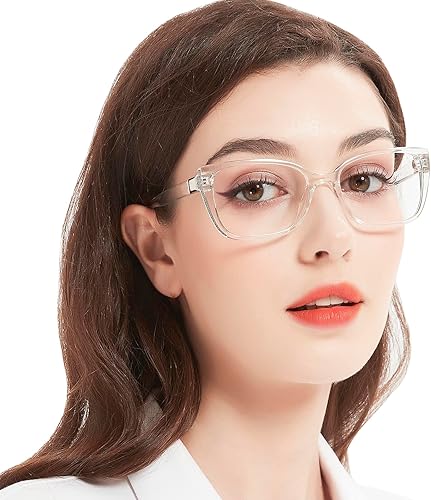 WEMOOTANTS Anteojos de lectura grandes para mujer, cuadrados, ojo de gato, 1.0, 1.25, 1.5, 1.75, 2.0 a 6.0, con lado brillante WEMOOTANTS Anteojos de lectura grandes para mujer, cuadrados, ojo de gato, 1.0, 1.25, 1.5, 1.75, 2.0 a 6.0, con lado brillante