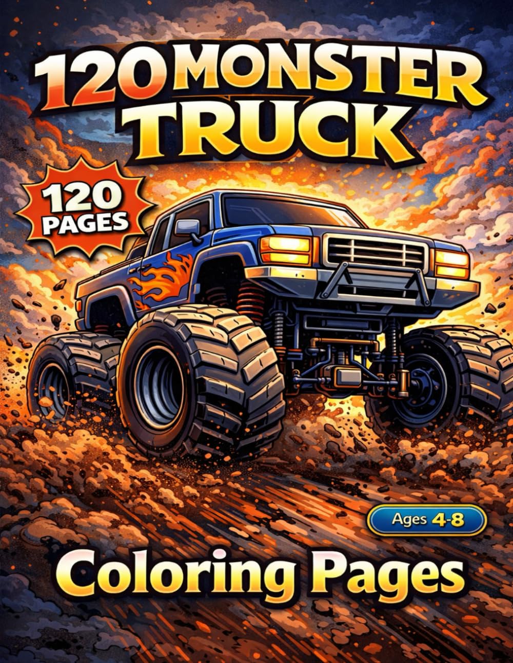 120 Monster Truck Coloring pages