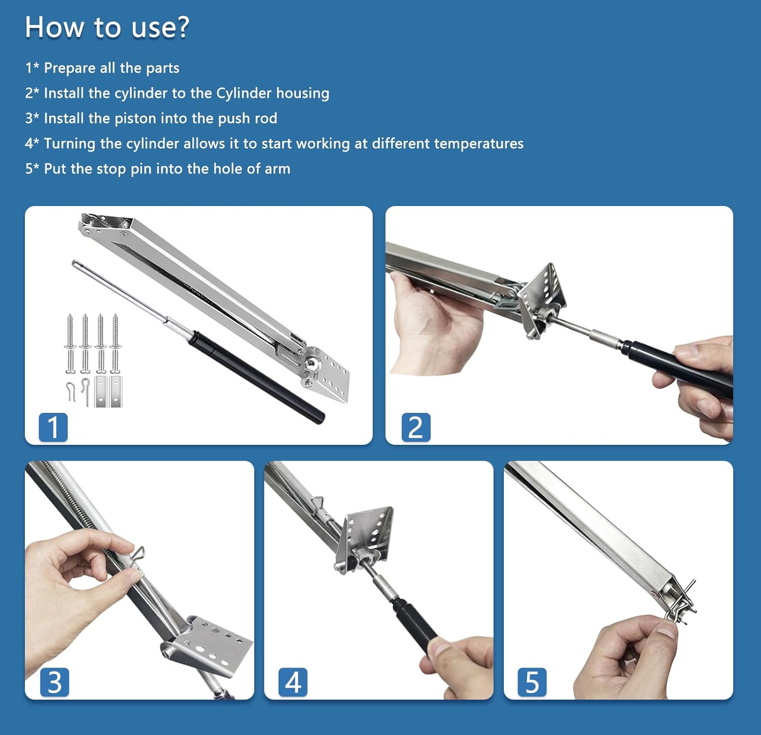 Greenhouse Automatic Vent Opener Automatic Greenhouse Window Openers Solar Heat Sensitive Greenhouse Ventilation Kit Greenhouse Vent Automatic Opener Auto Roof Vent Opener (2, Silver)