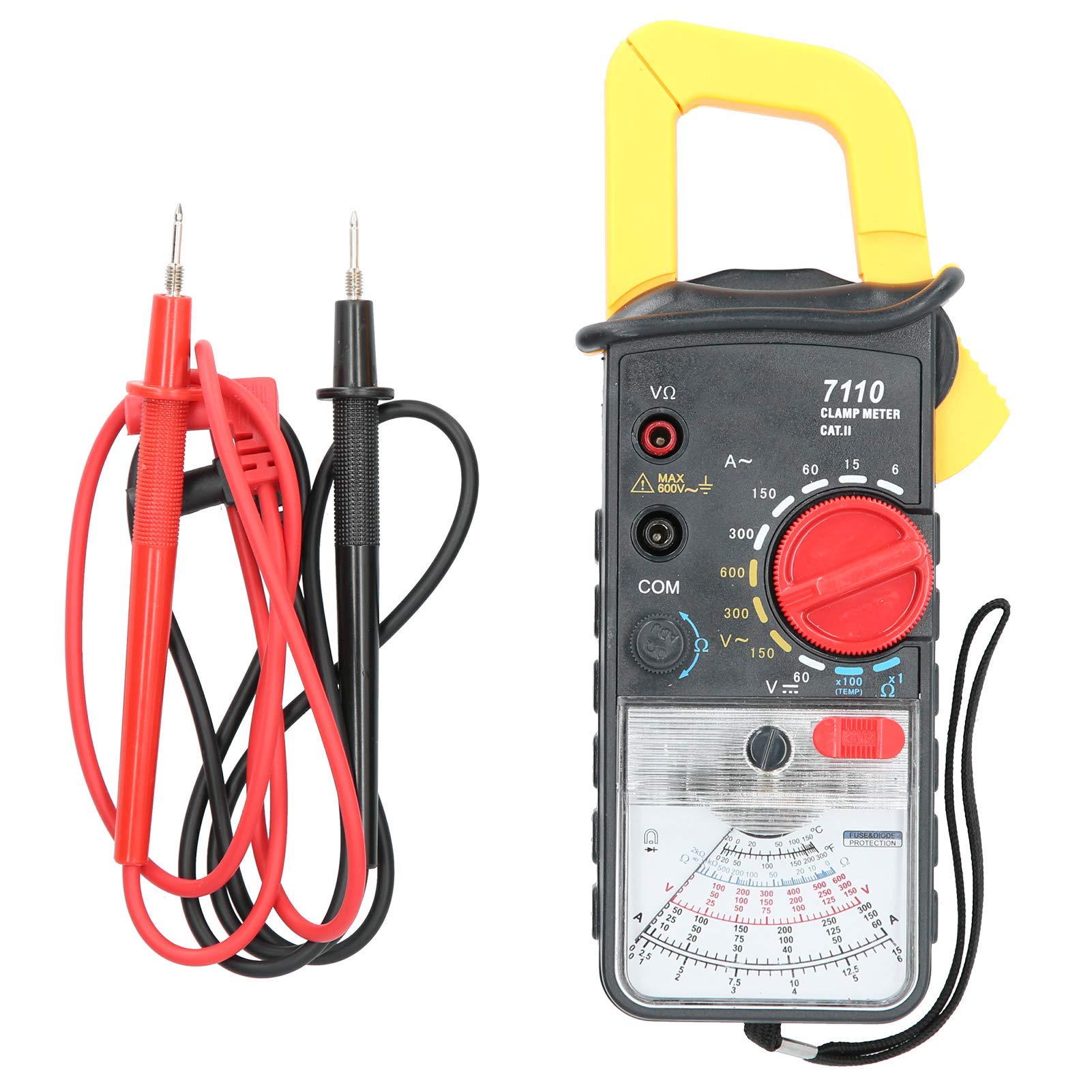 Miernik cęgowy, multimetr cęgowy, dokładny przenośny analogowy miernik prądu dla elektryków 7110, o wysokiej dokładności pomiaru, szerokim zastosowaniu i zapewnieniu jakości