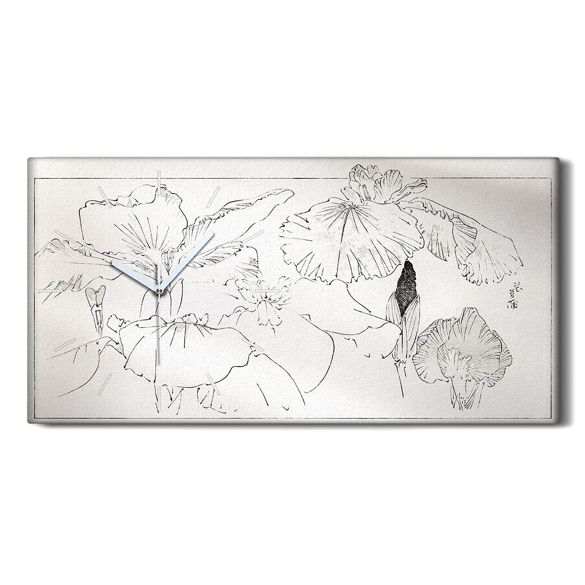 Horloge sur toile ne pas tic tac silencieuse pour dormir sans bruit