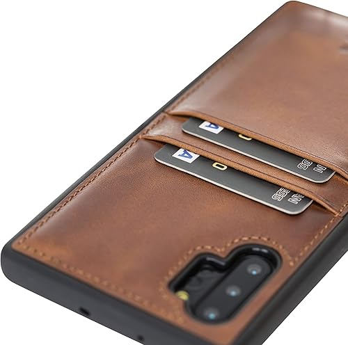 Vista 95 de Venito Capri - Funda de piel tipo cartera compatible con Samsung Galaxy Note 10 Plus (6.8 pulgadas), extra segura, con bloqueo RFID y cubierta