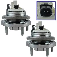 Vista 865 de TRQ Juego de 2 rodamientos de rueda trasera y conjunto de cubo con sensor ABS compatible con Ford Transit Connect 2014-2018