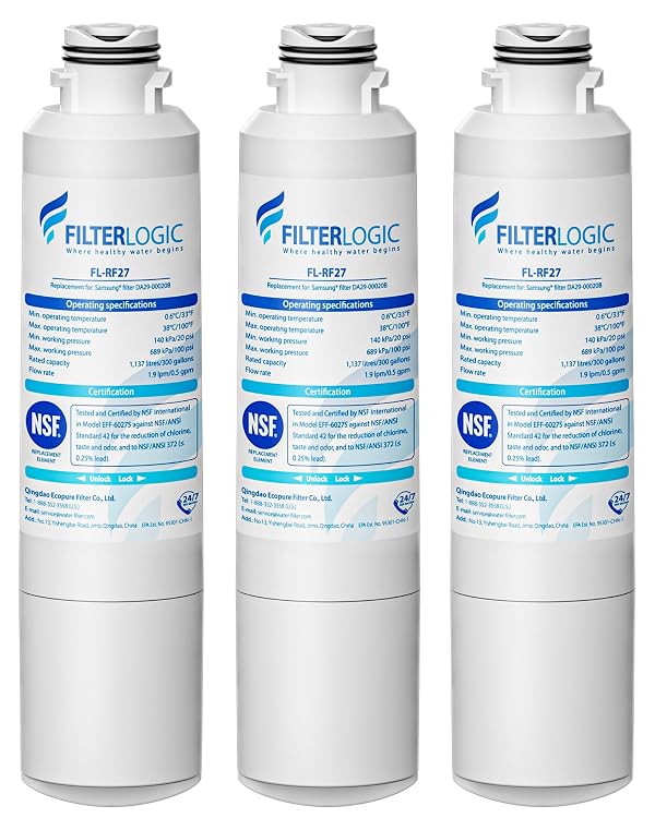 Filterlogic Water Filter Replacement for Samsung® HAF-CIN/EXP, 3 Pack by Filterlogic - Used condition - US$24.19