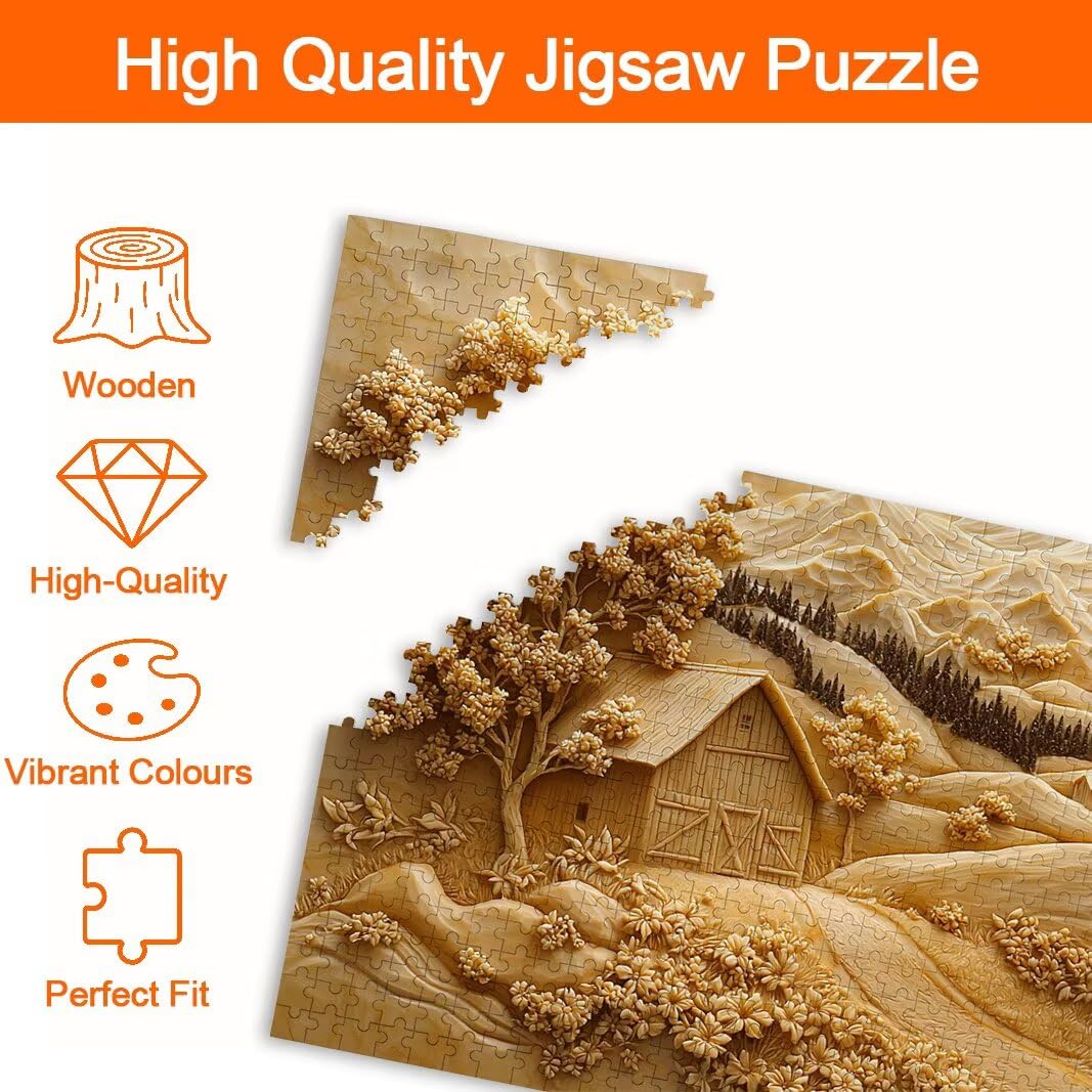 Puzzle Farm, Puzzle 2000 Pieces Puzzle, Gift, Women, Decor -8582