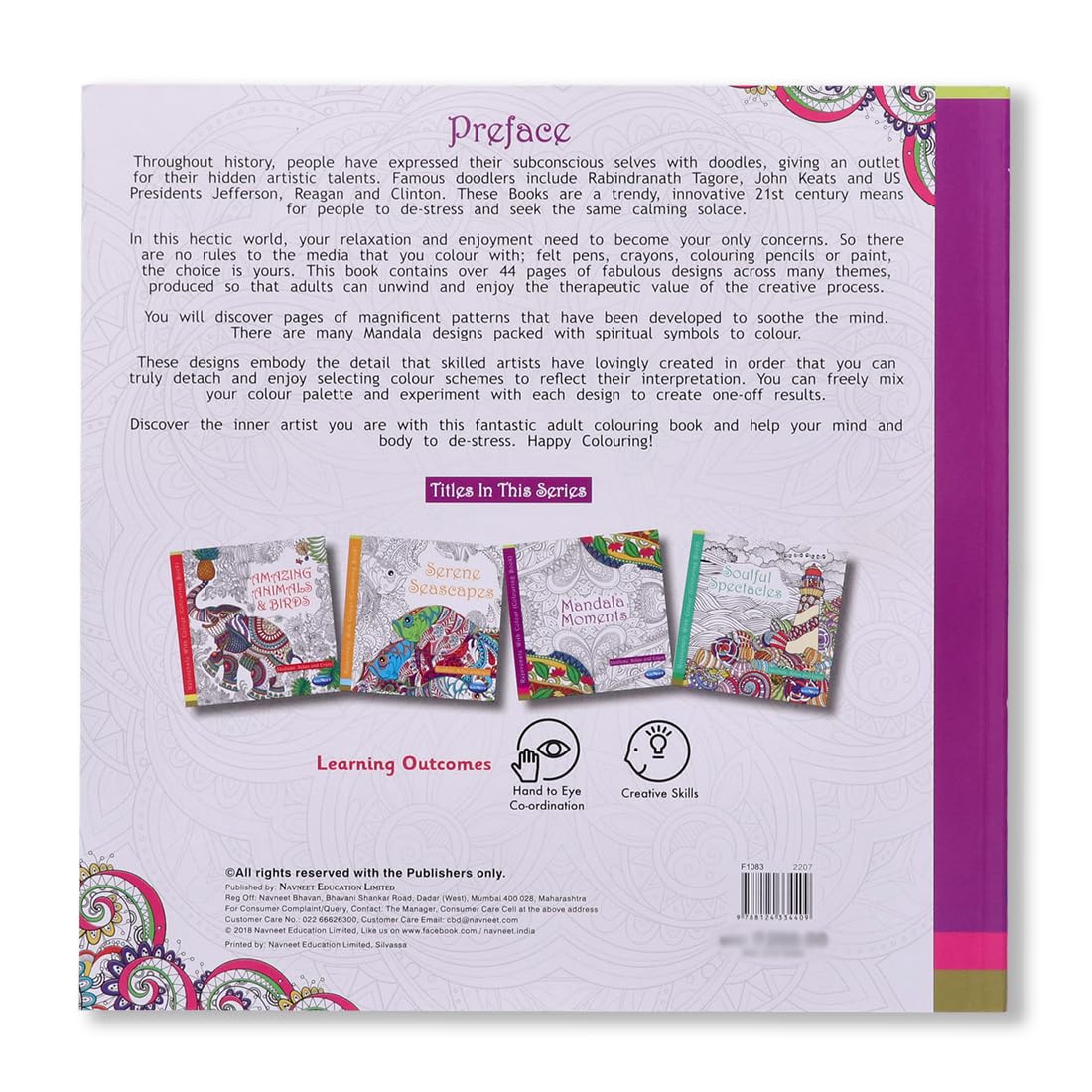 Adult Colouring Book - Relax & Create -2