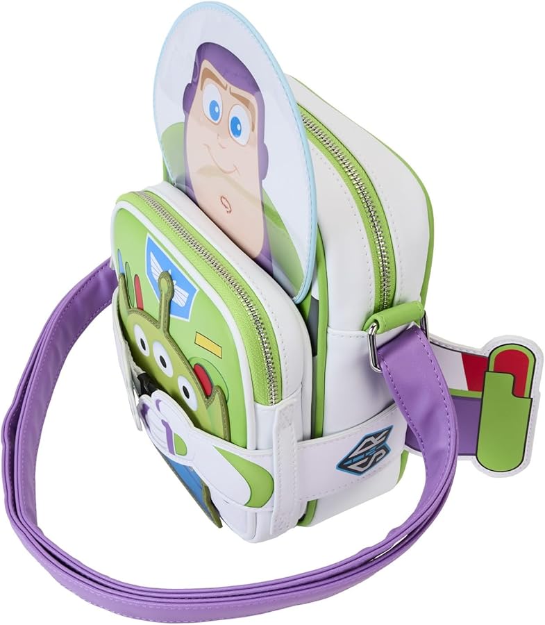 Green  loungefly × バズライトイヤー Loungefly Pixar: Toy Story - Buzz Lightyear Crossbuddy, Amazon
