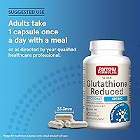 Vista 17 de Cápsulas antioxidantes Jarrow Formulas Glutathione Reduced, 500 miligramos, GLRED120, 1, 1