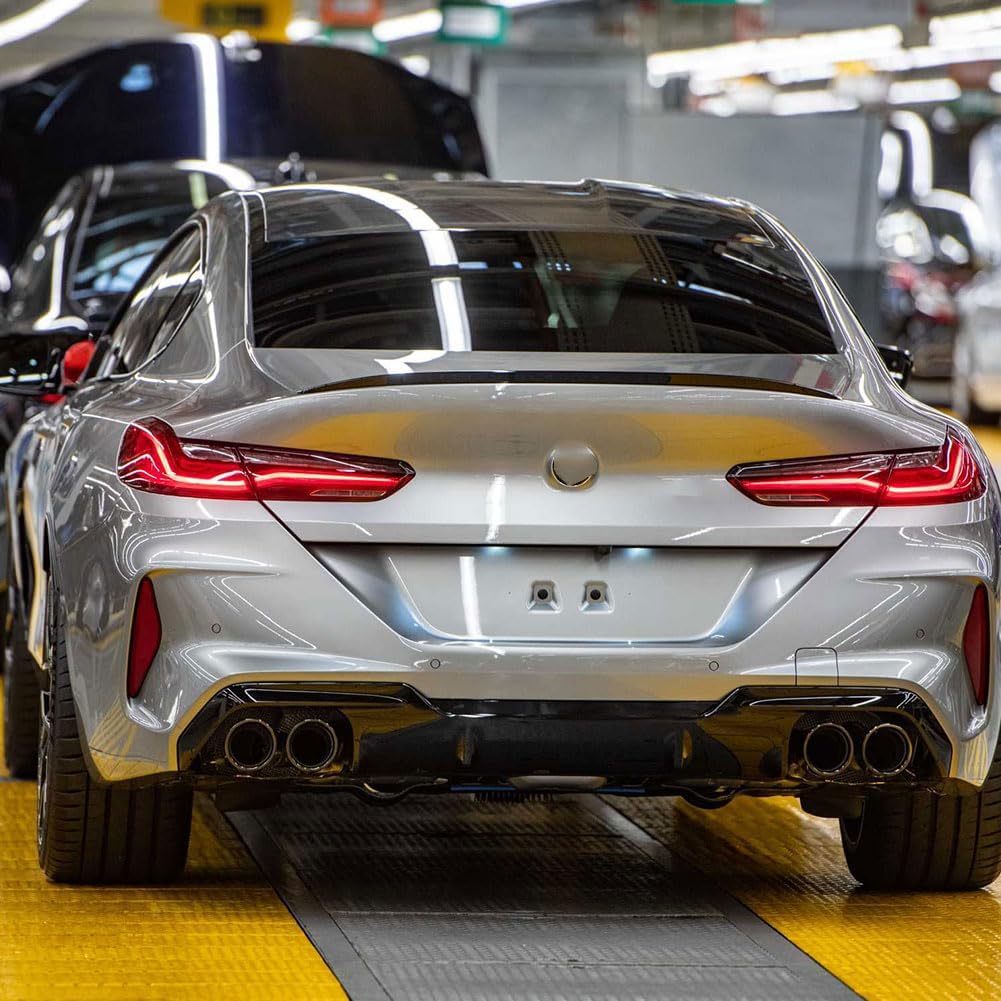 Dry Carbon Fiber Trunk Spoiler for BMW 8 Series G16 840i M850i F93 M8 Gran Coupe 4-Door 2019-2024 Rear Tail Lip Deck Boot High End Wing (Gloss Black(CF))
