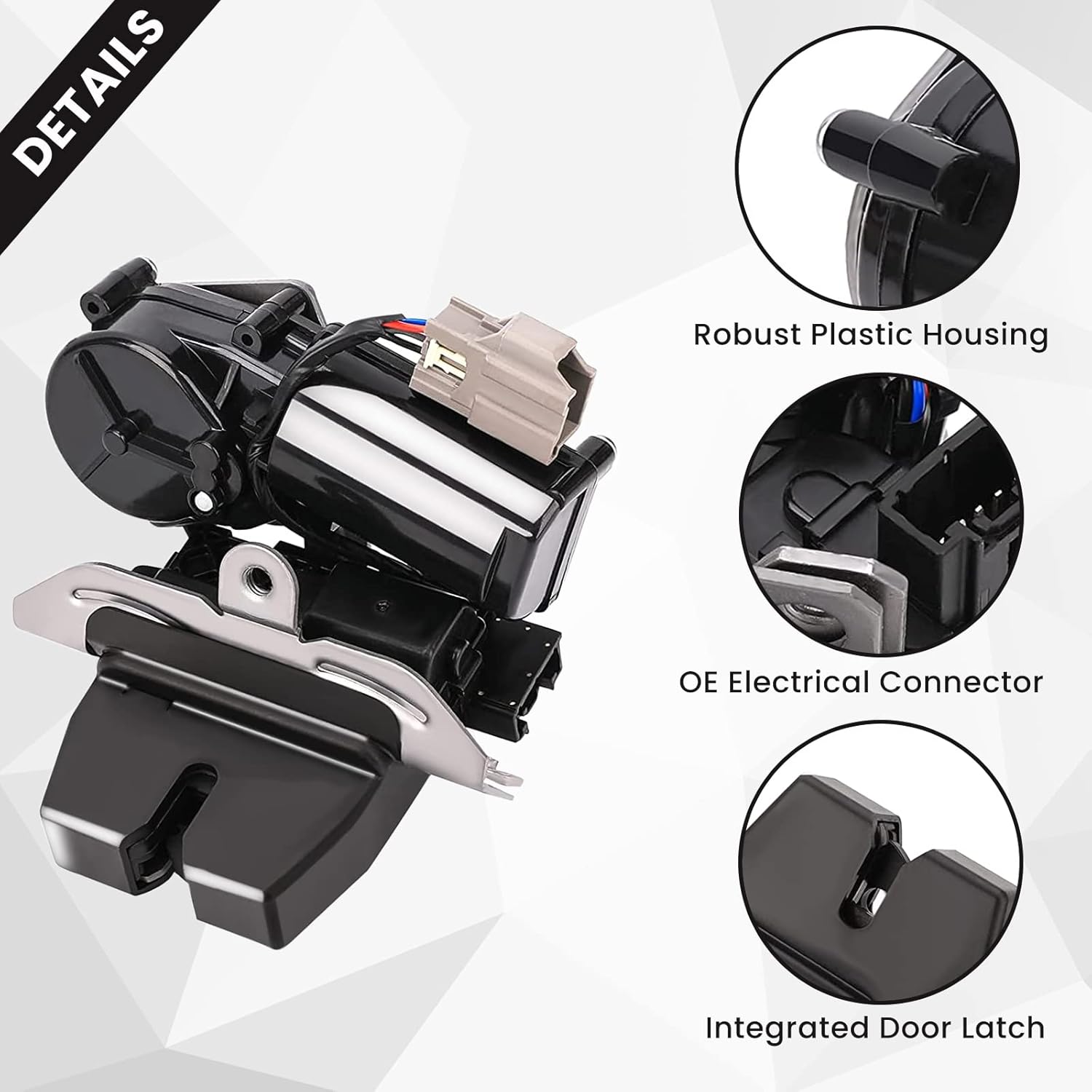 FA1Z7443150 Liftgate Lock Actuator, Motor Rear Tailgate Door Trunk Latch Fit for 2015-2021 Ford Escape Edge Lincoln Navigator Nautilus MKX Replace FA1Z-7443150 DS7Z-7443150-B