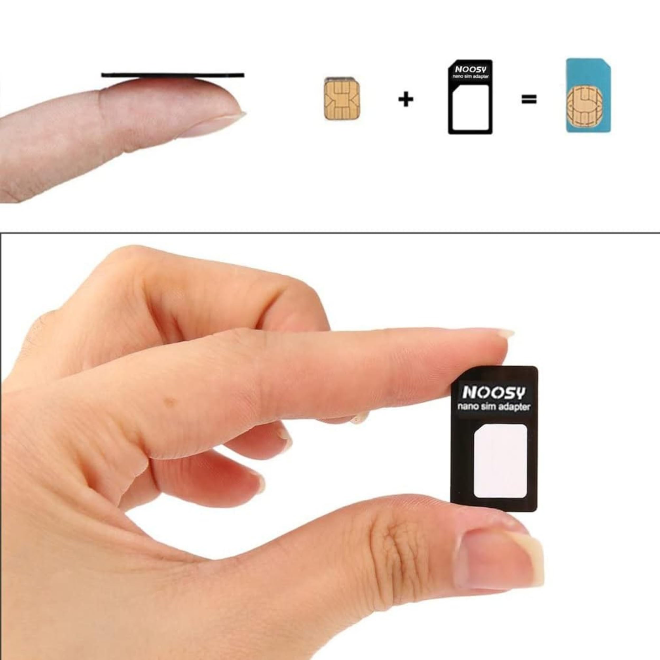 PARENCE. Set di 3 set di adattatori per SIM – 4 pezzi per kit – Nano SIM, Micro SIM e adattatore estrattore – Compatibile con tutti i telefoni